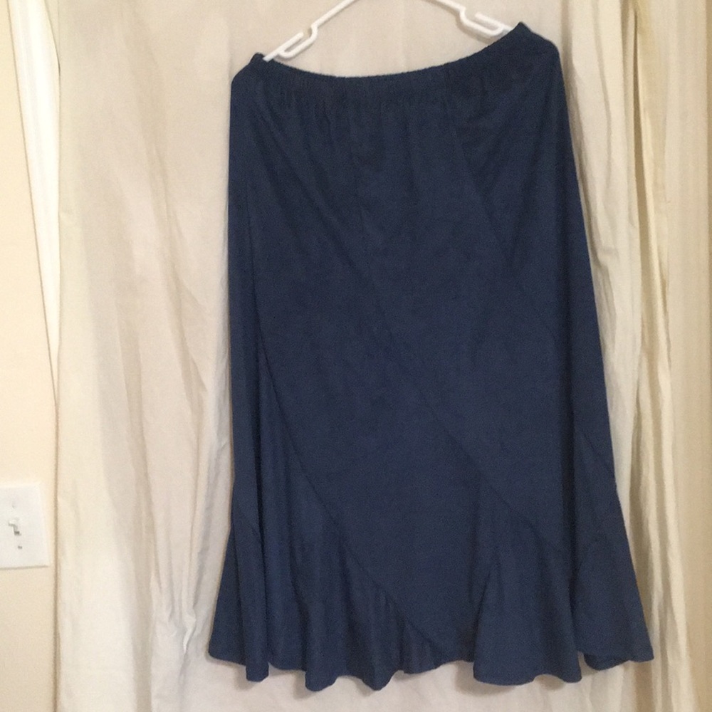 Brand New Blue Maxi Skirt